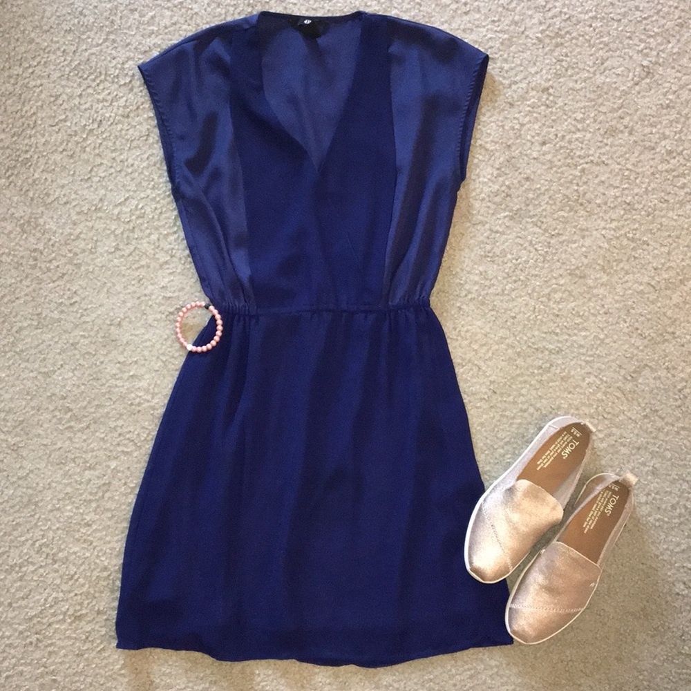 H&M Navy blue dress